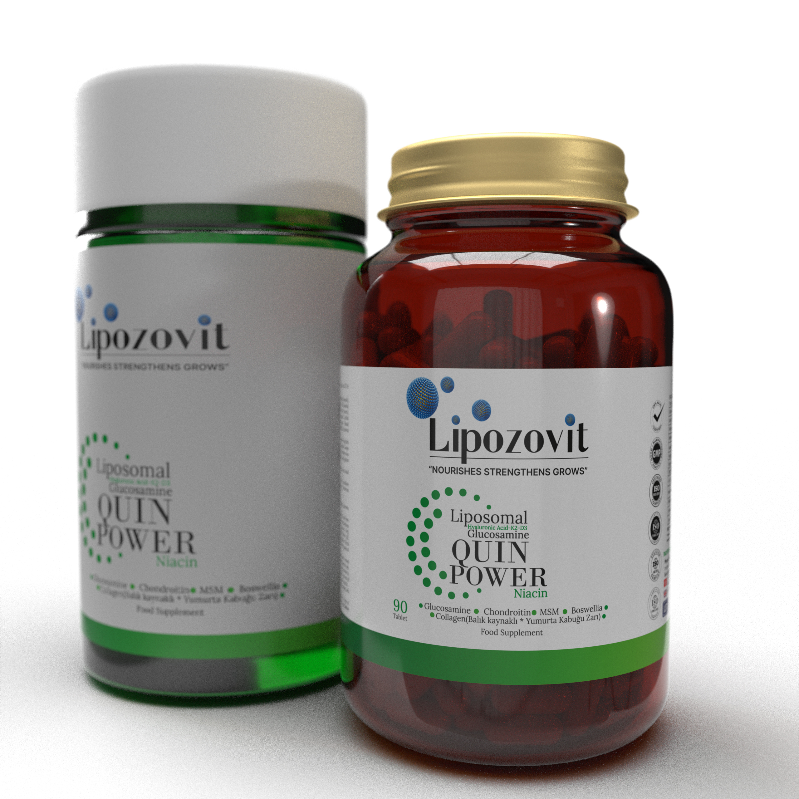 quınpower Lipozovit Liposomal Quin Power 90 Tablet - Görsel 1
